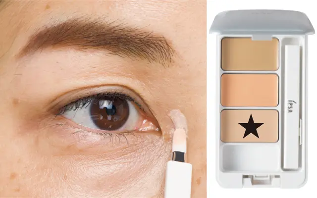 くすみが出やすい目頭に点置き