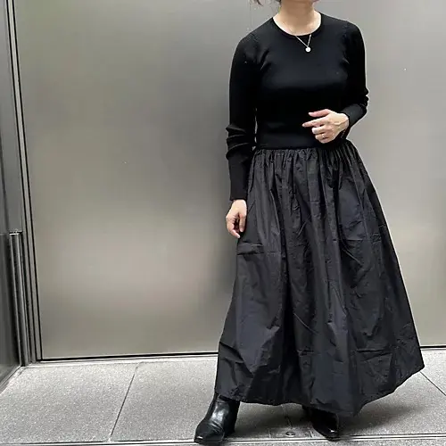 【50代 ワンピース】秋ワンピースで大人の画像_29