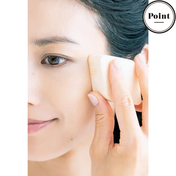 スポンジ面を替えてさらにタッピング