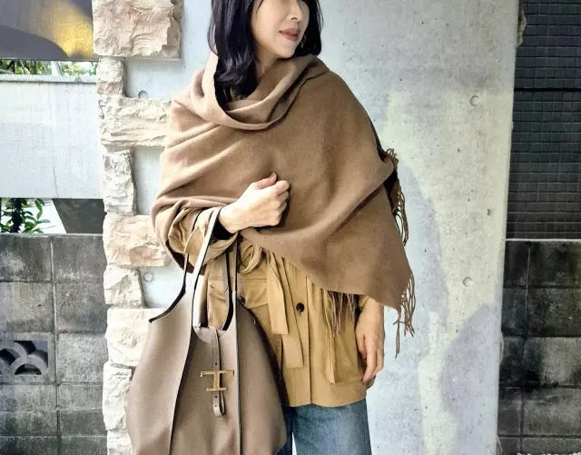 寒暖差を乗り切る強い味方!【カシミヤストの画像_6