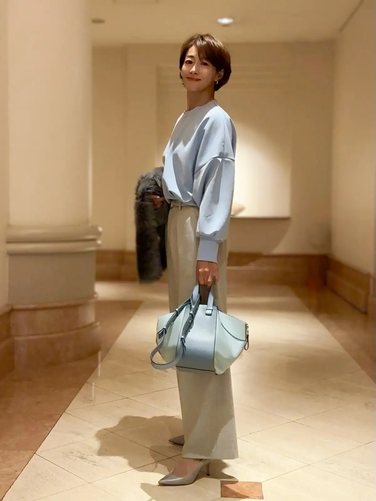 E by eclatのきれいめカットソーの画像_1