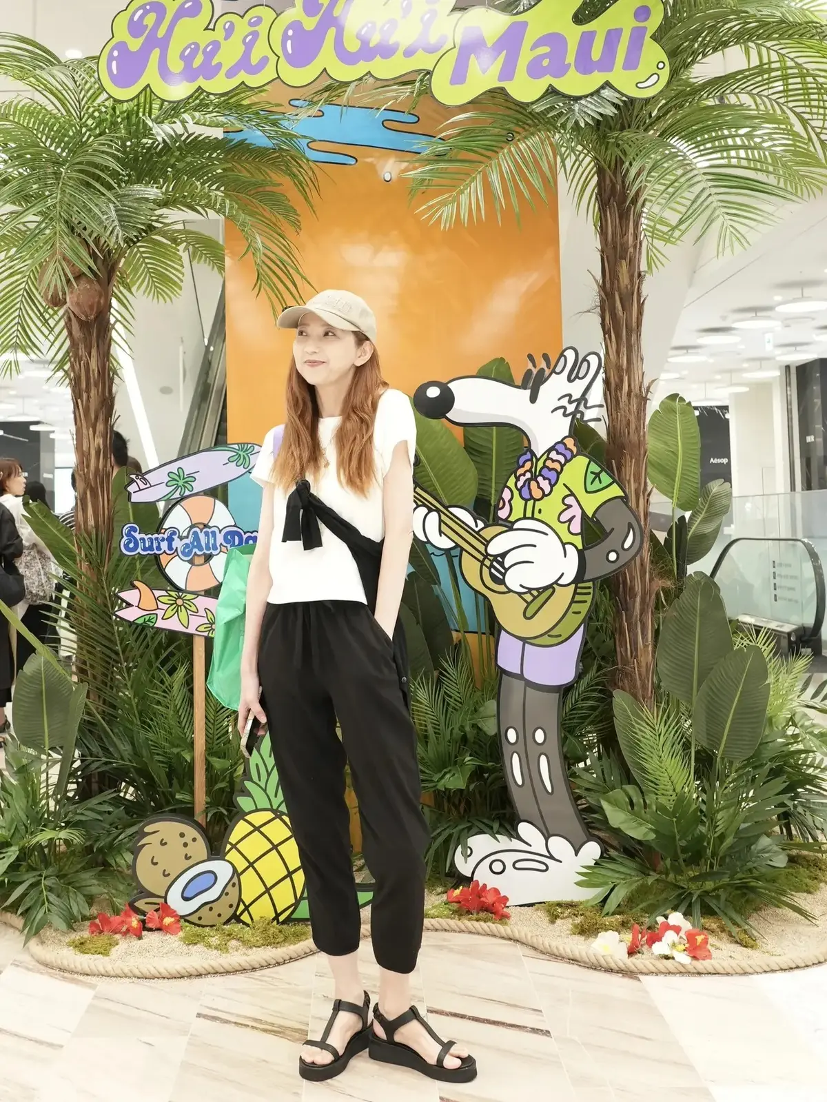 ZARA 黒パンツ愛用 エクラ華組 法村麻起子さん