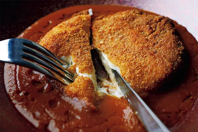 ズワイガニと小柱のクリームコロッケ