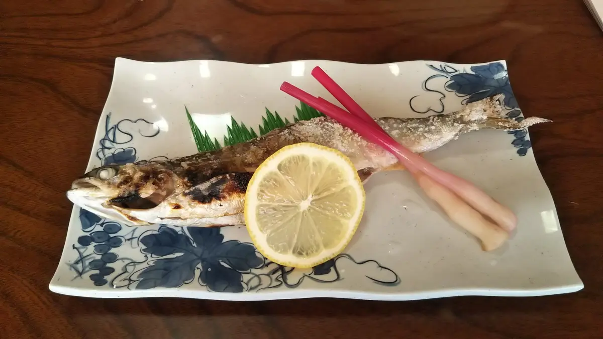 ヒメマス　塩焼き