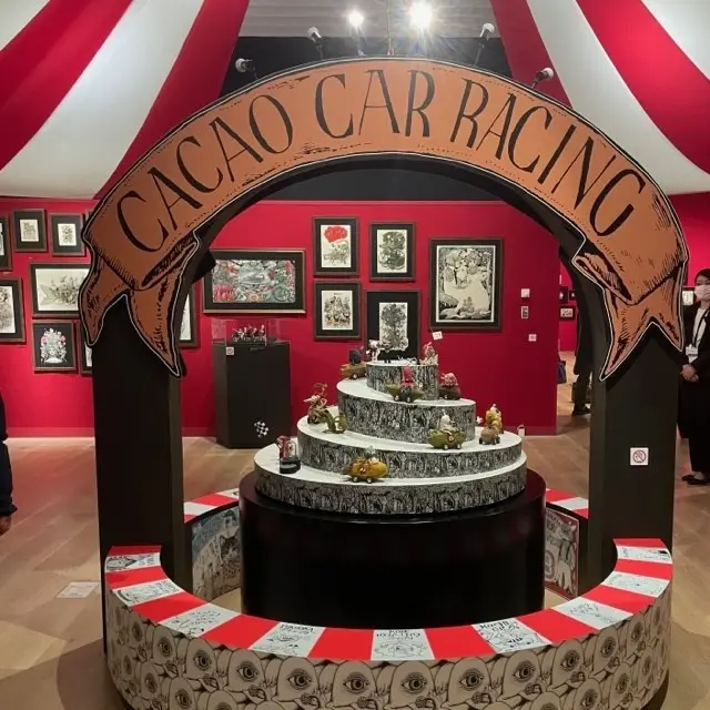 展覧会「ヒグチユウコ展 CIRCUS」内の展示