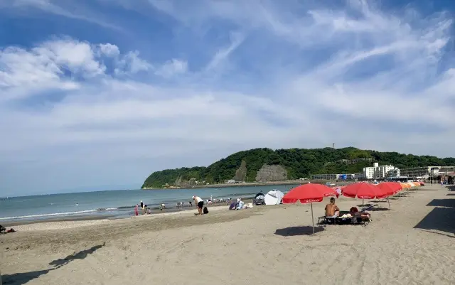 ビーチヨガ。参加者多し！！