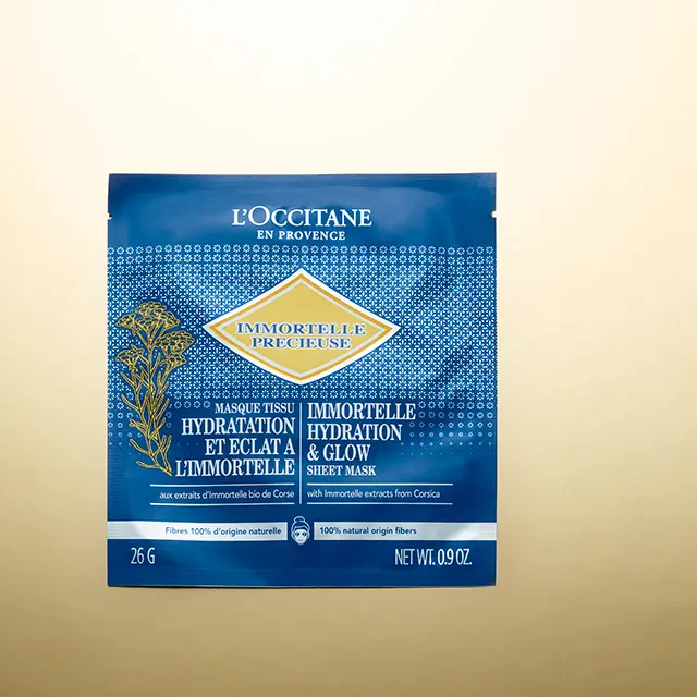 100%コットン製の肉厚のシートマスク