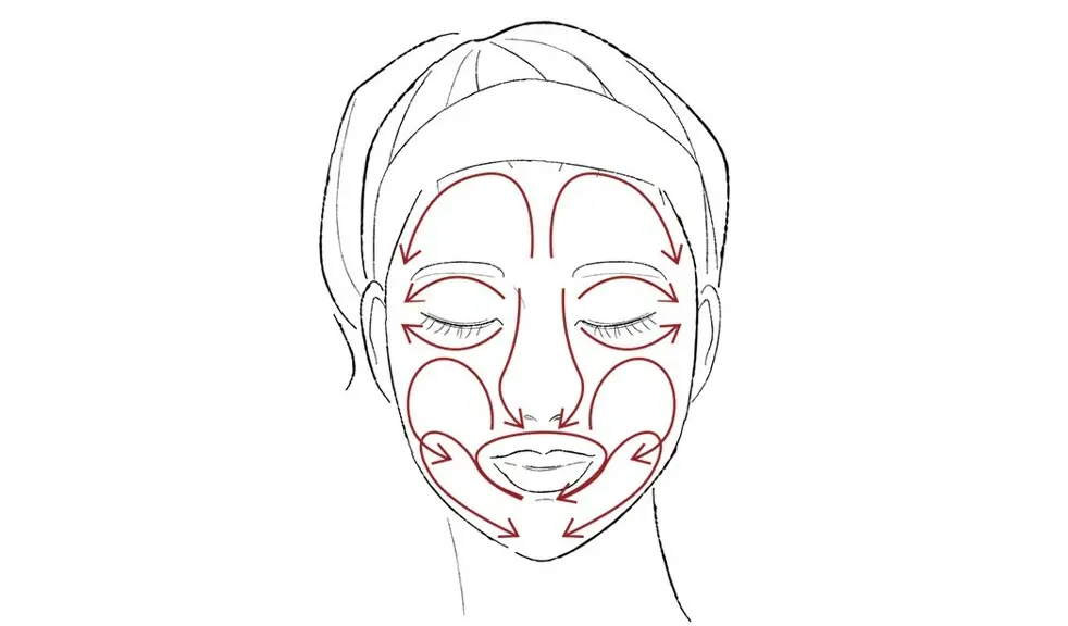 02. ゆっくりと大きなストロークでなじませる