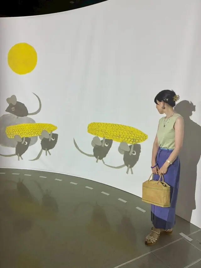 可愛いねずみたちの様子を見て楽しい気分♪