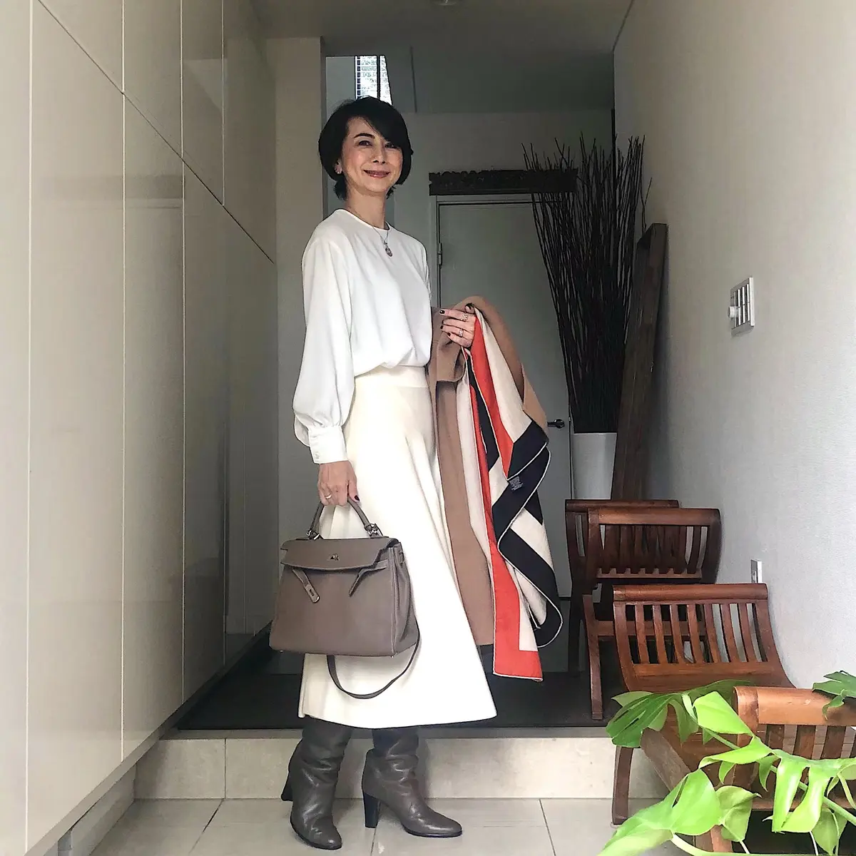 ホワイトコーデ