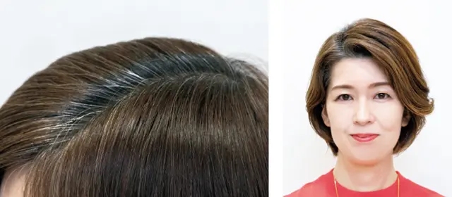 大人のヘアカラー研究　立体感ハイライト