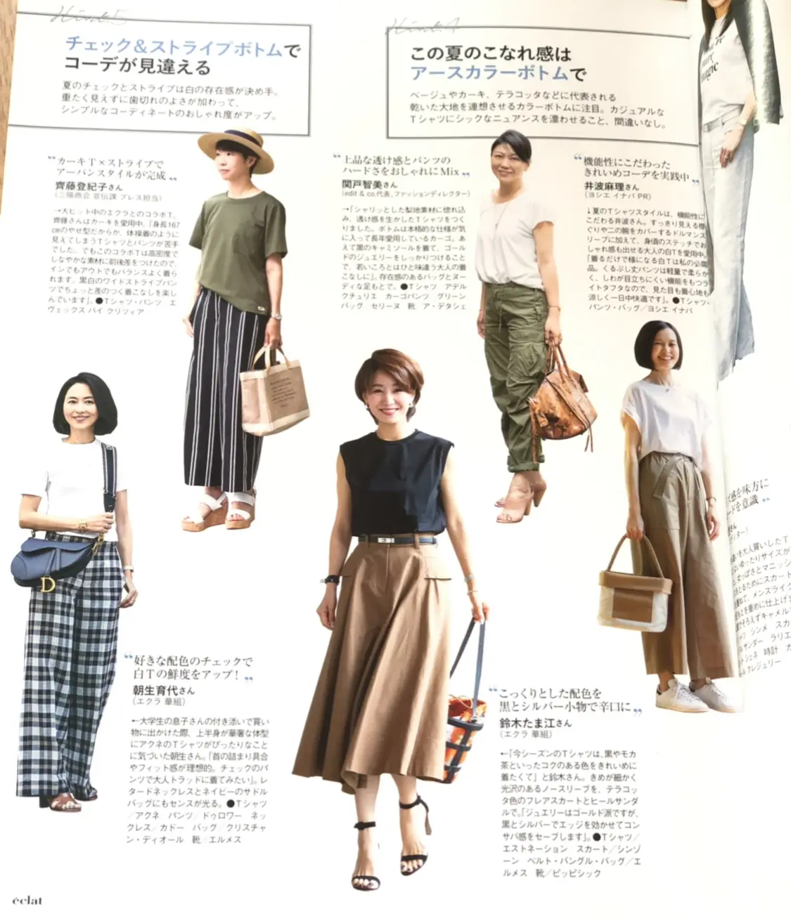 éclat ８月号 撮影裏話の画像_1