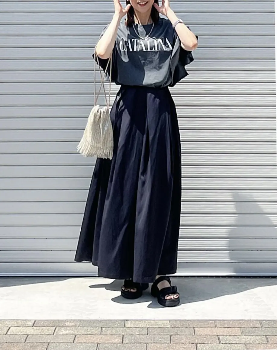 ZARAキラキラビーズbag★4コーデの画像_8