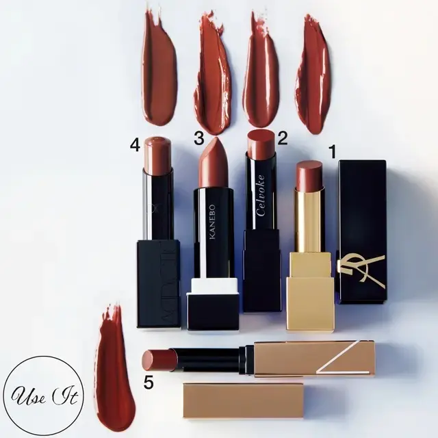 ほんのり透ける「ブラウンレッド」リップ5選