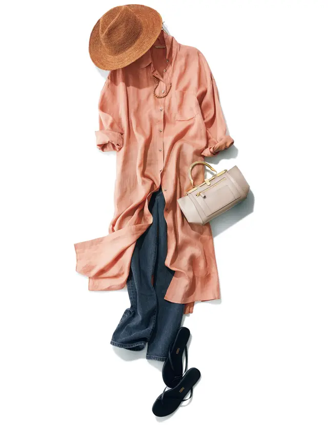 リーバイス®のデニム「501®CROP」を使用したコーデ