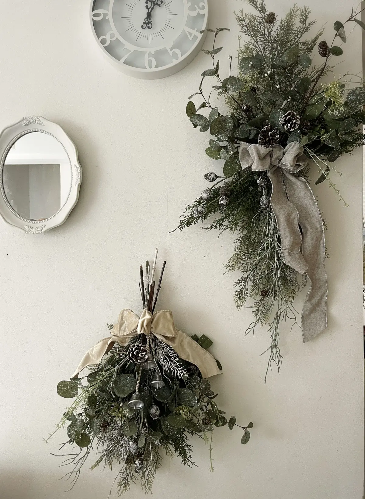 今年のクリスマスは手作りスワッグで。の画像_2