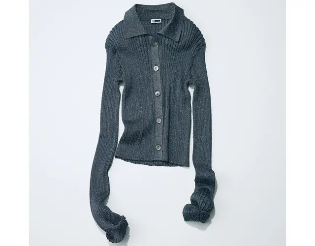 エイチ ビューティー&ユースのグレーカーディガン