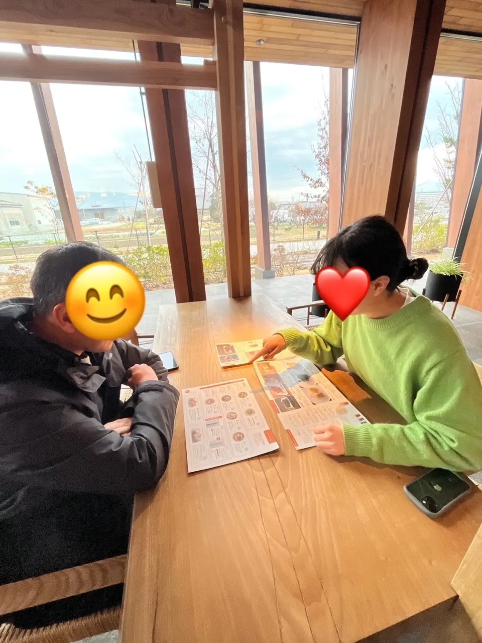 仲良く相談中