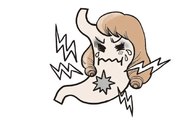 キリキリと痛む