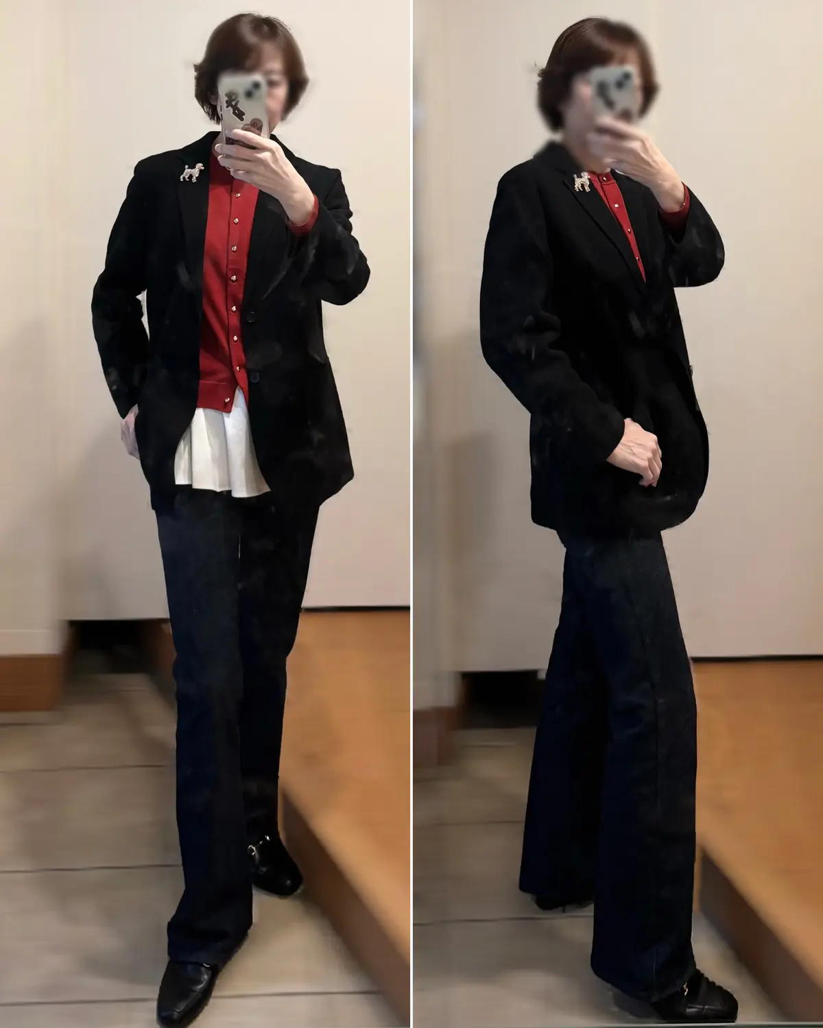 UNIQLO:C ニットジャケット ブラック メンズ ユニクロ 秋