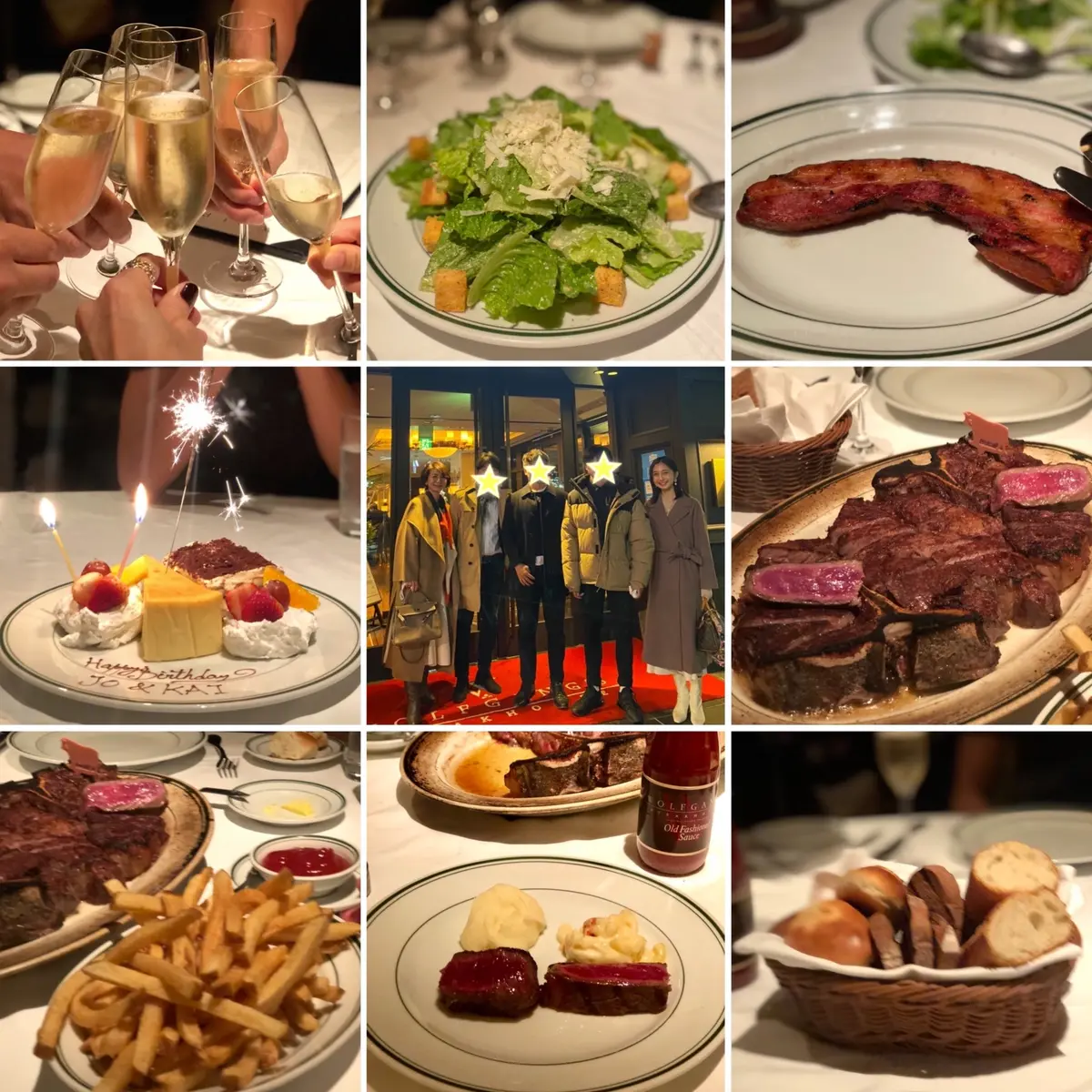 祝成人ディナーはホワイトコーデでの画像_2