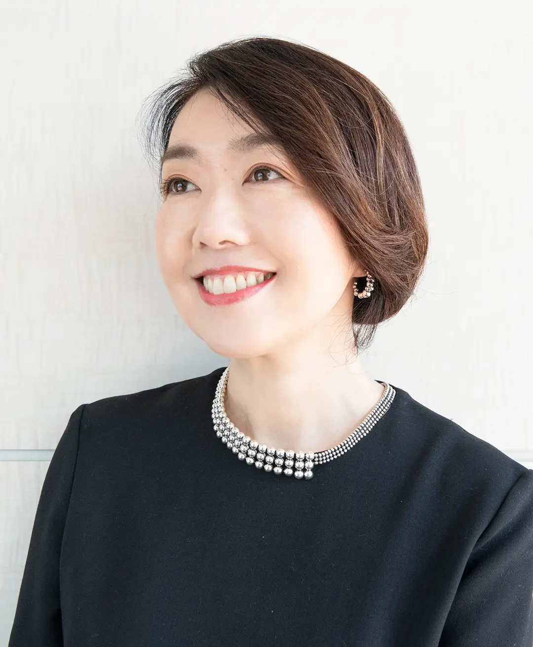 ムーンライト グレープ　ネックレス、 フープピアス