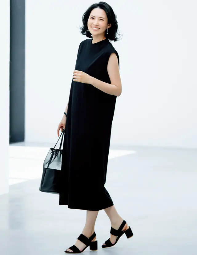 YLÈVE フレンチスリーブ ワンピース