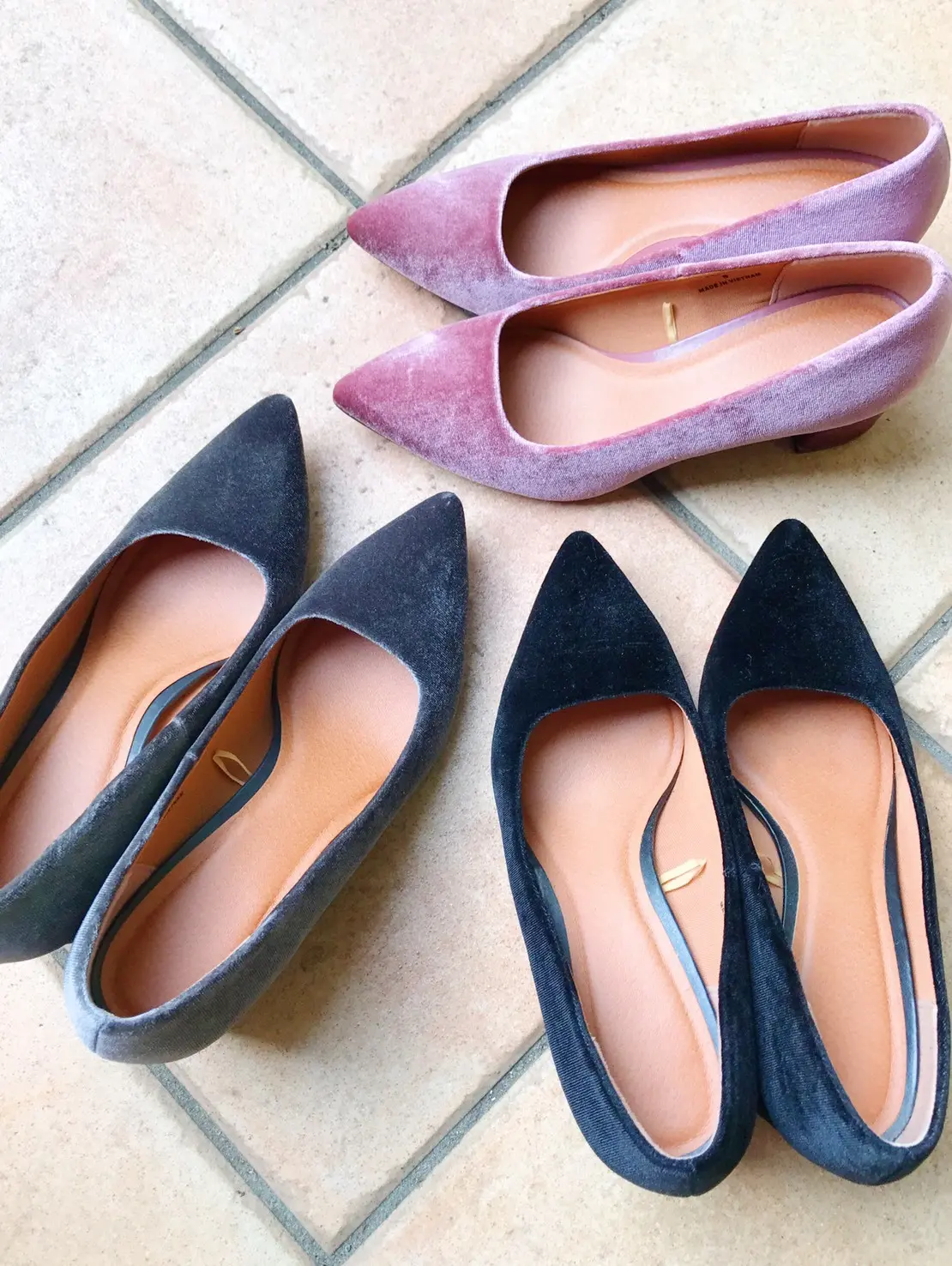 GUのベロアパンプスの画像_1