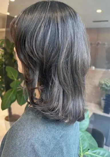 Ms.CHARM　ミズチャーム　ハイライト　白髪ぼかし　ヘアカラー　ヘアチェンジ　外苑前