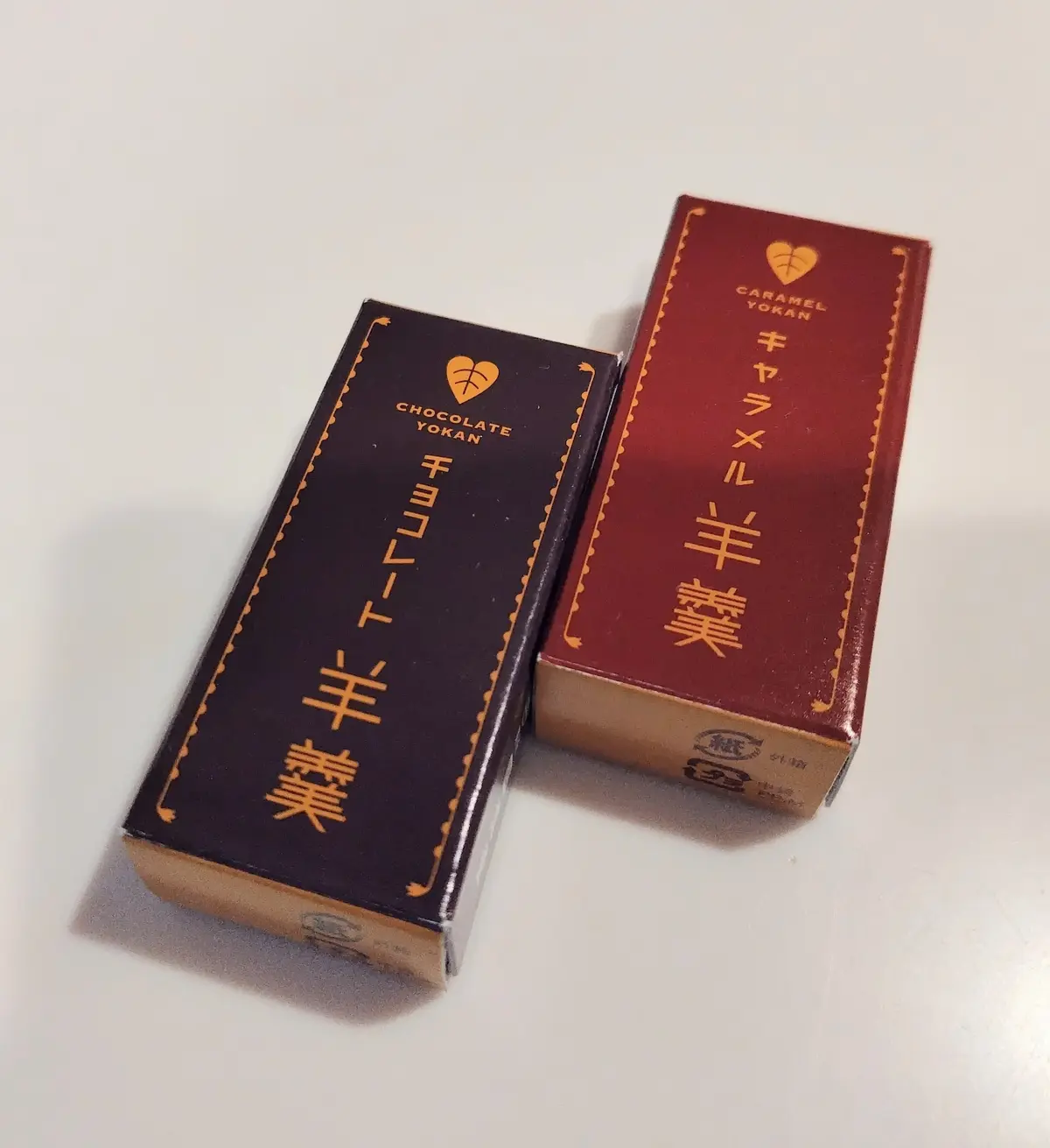 回進堂　チョコレート羊羹　キャラメル羊羹