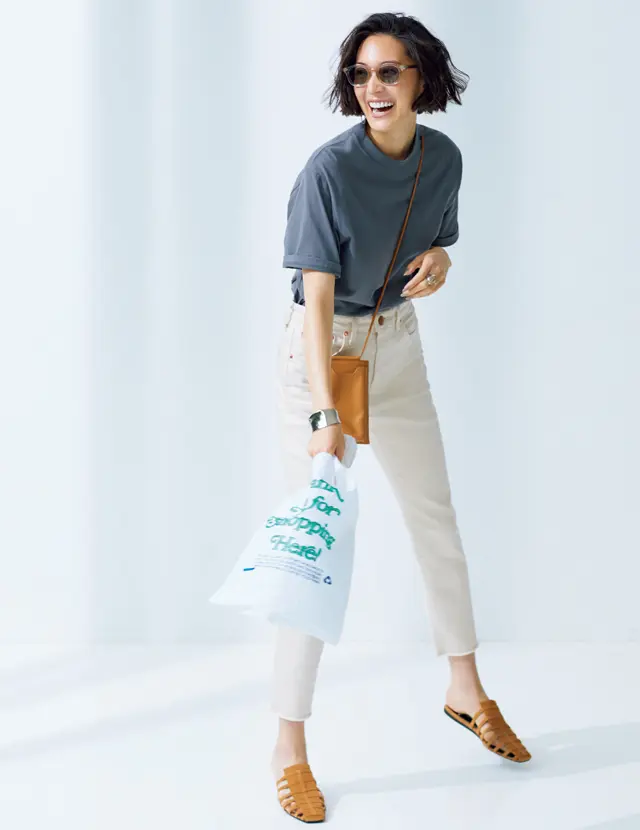 スタイリスト全員が絶賛！「ニュアンスカラーTシャツ」