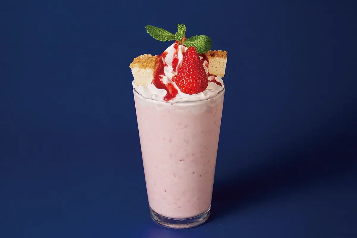 THE COUNTER 六本木（ザ・カウンター ロッポンギ） 「ストロベリーチーズケーキシェイク」