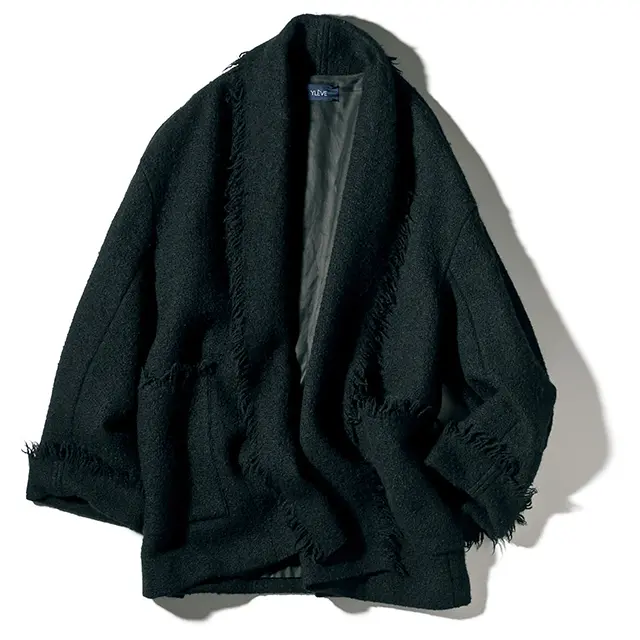YLÈVE（イレーヴ） マニッシュなデザインが得意なブランドのゆる辛ツイードジャケット