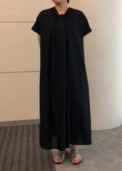 MIDIUMISOLID×eclat フロントノットワンピース ￥15,180