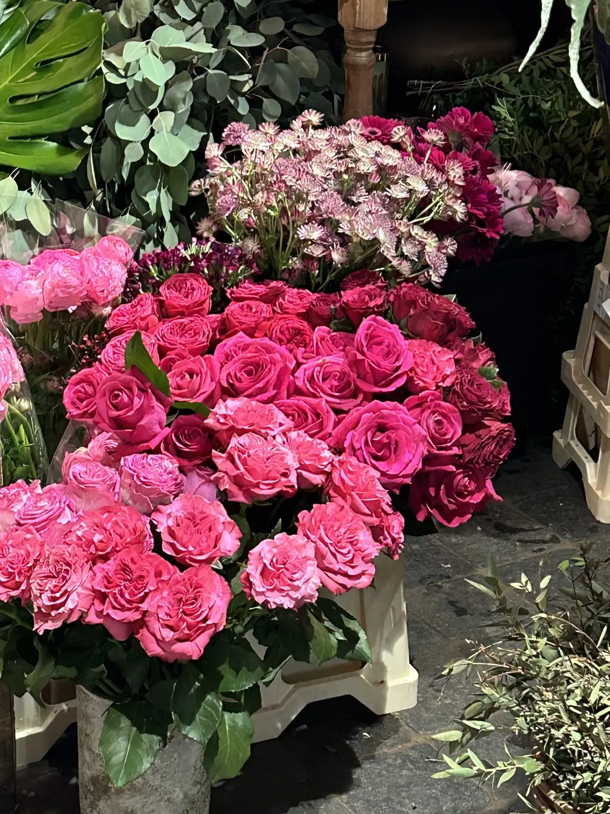 パリのお花屋さん　パリスタイルフラワーアレンジメント