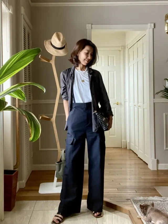 カーゴパンツのサロペットの画像_2