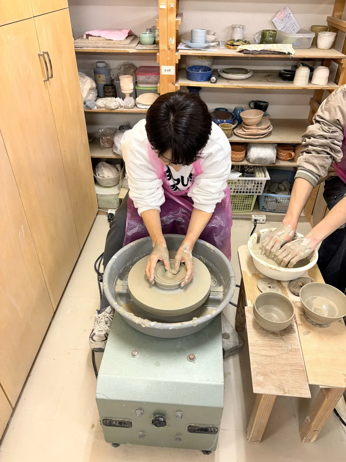 北海道母子旅3日目・陶芸ガラス細工体験の画像_5