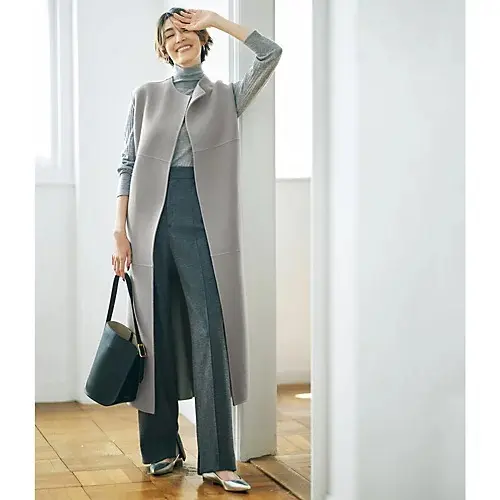 HAVEL studio ダブルフェイスロングジレ ￥82,500