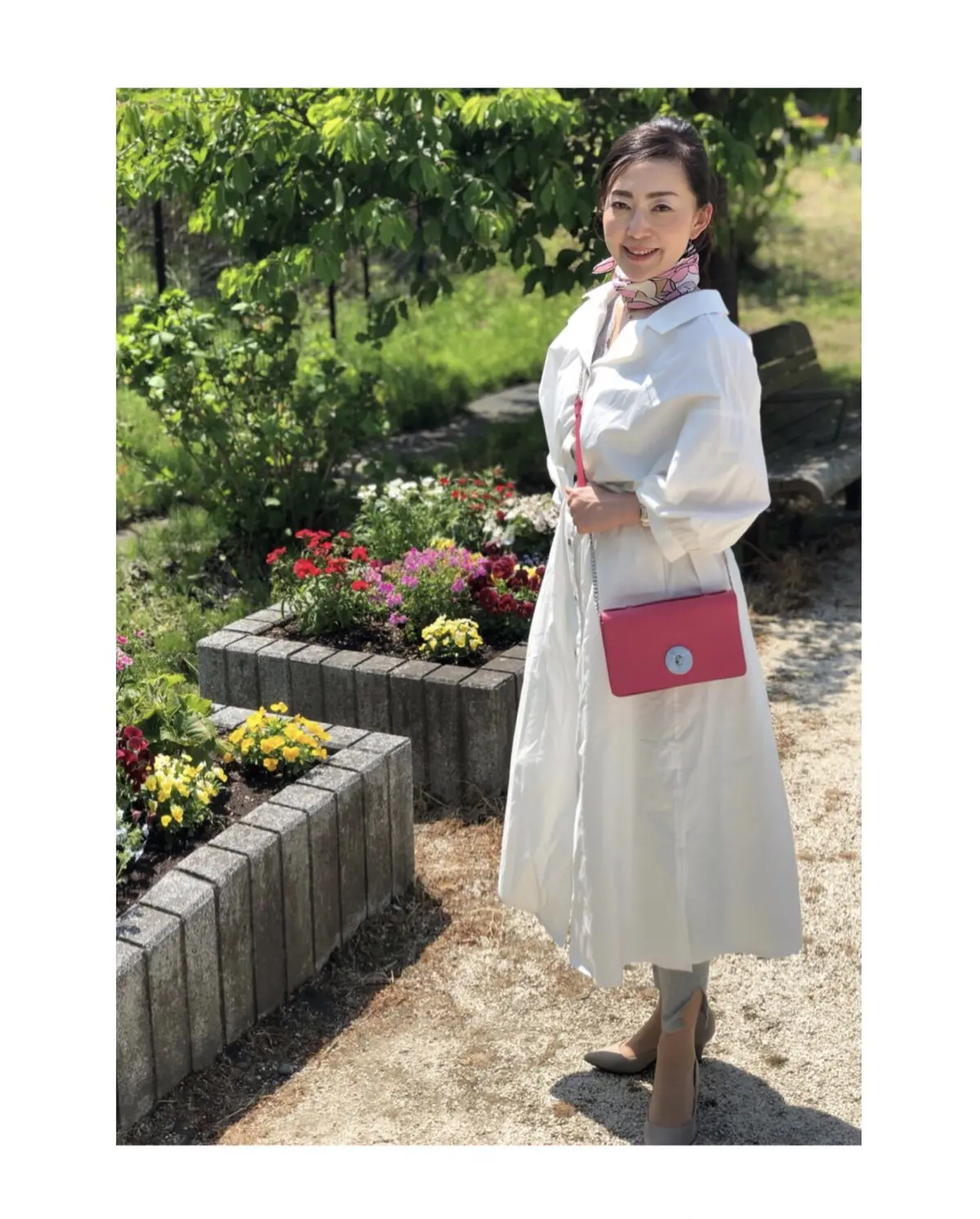 春のシャツワンピコーデで箱根旅•.＊•の画像_1