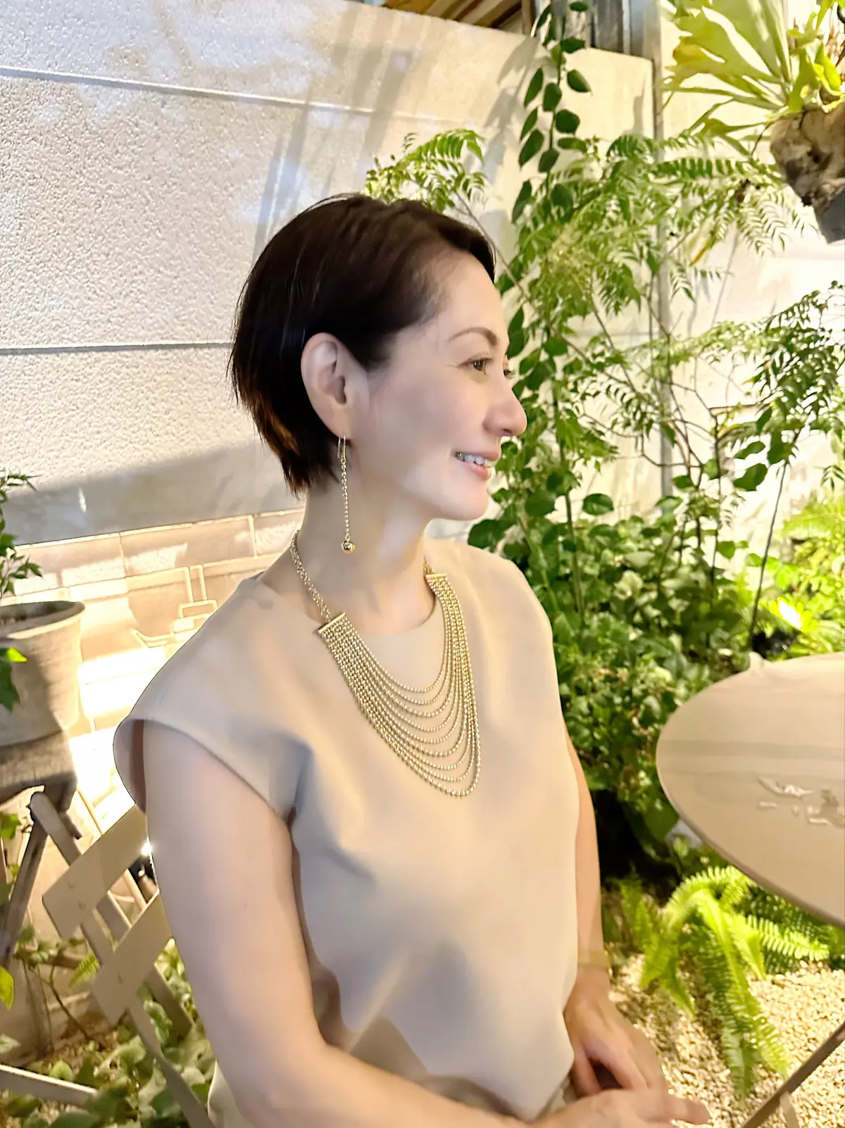 洗練ベージュのセットアップコーデで行くベの画像_15