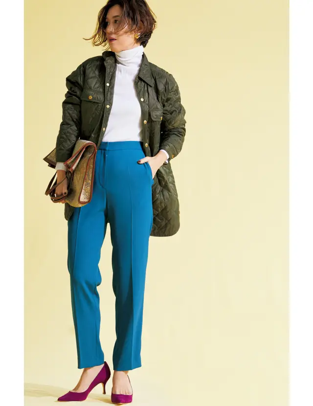 大草直子　軽やかアウターで脱かっちり。選ぶべきはリラクシングな一着