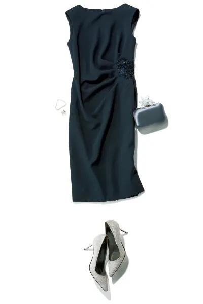 HANAE MORI ネイビー　ワンピース