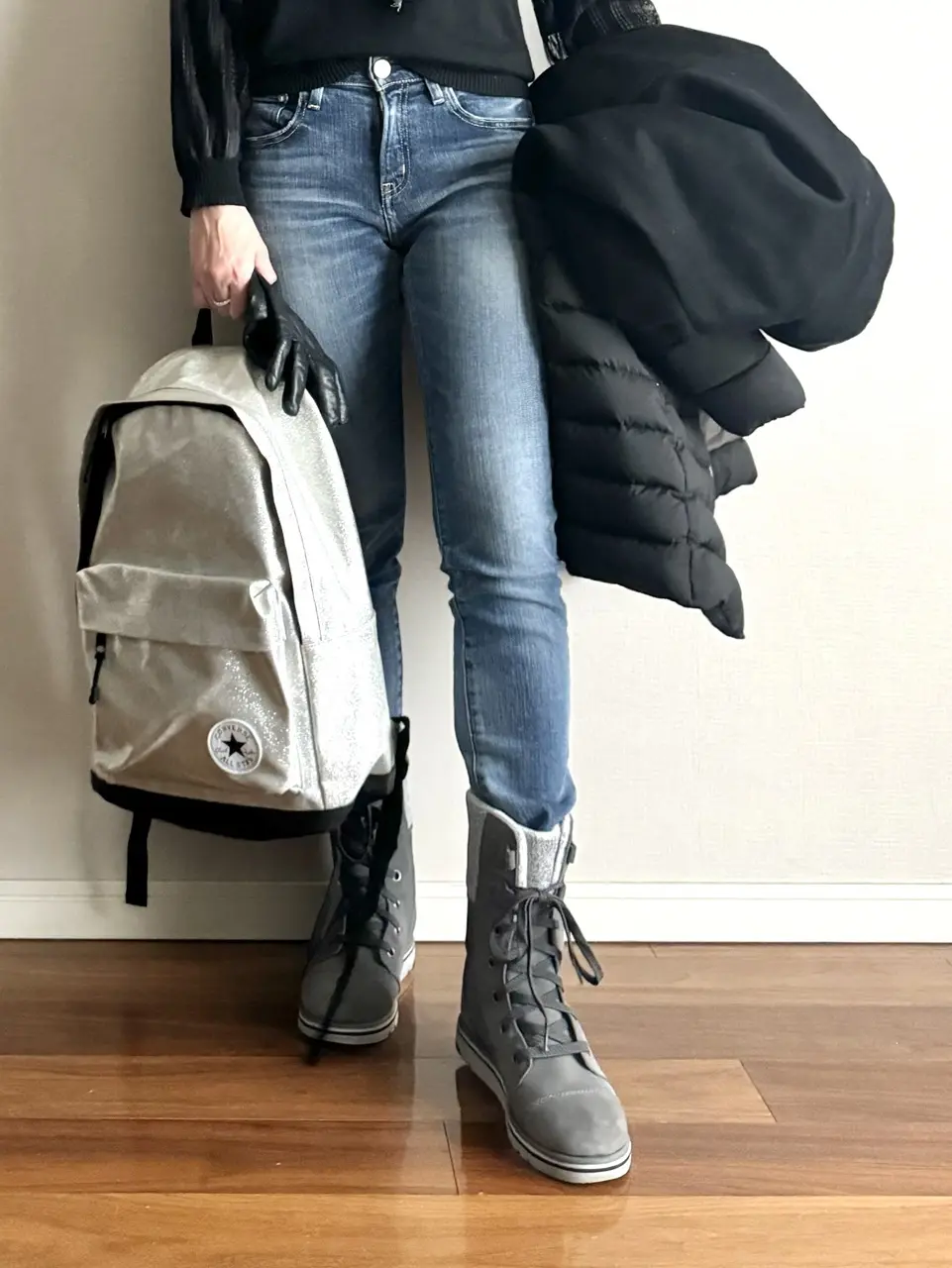 雪の日コーデ④