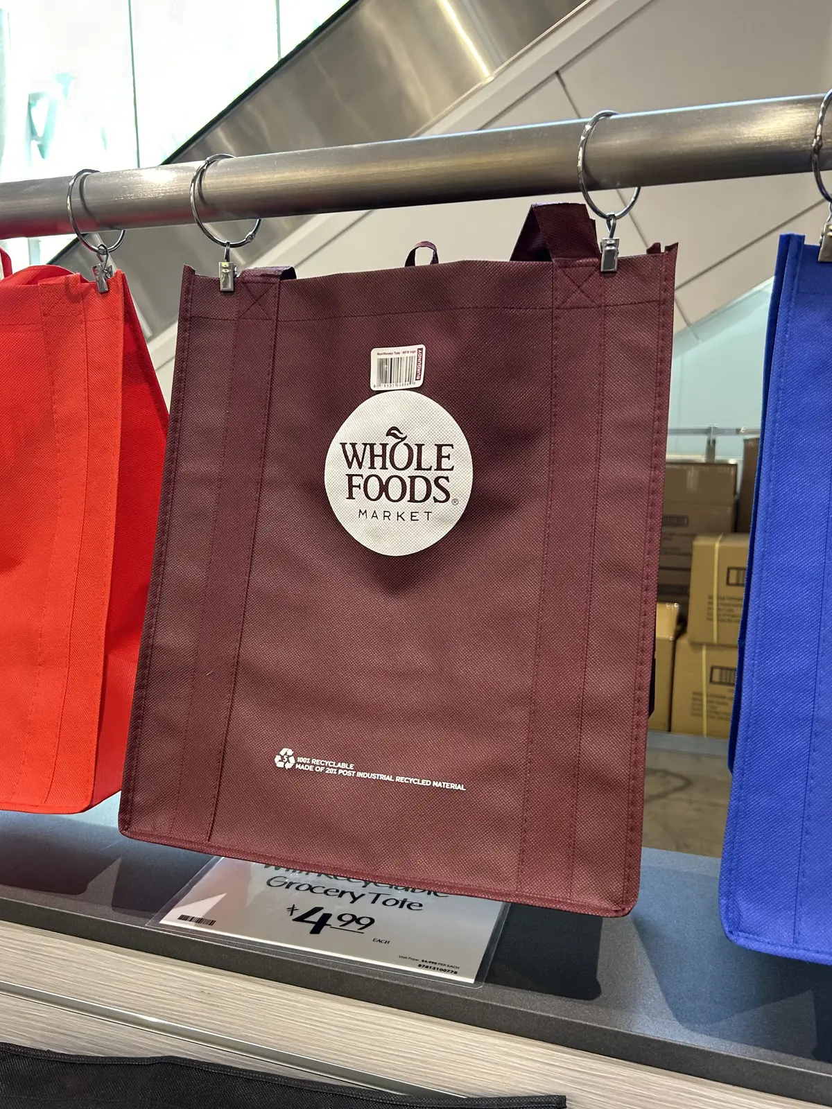 ホールフーズ　エコバッグ　ハワイ　
