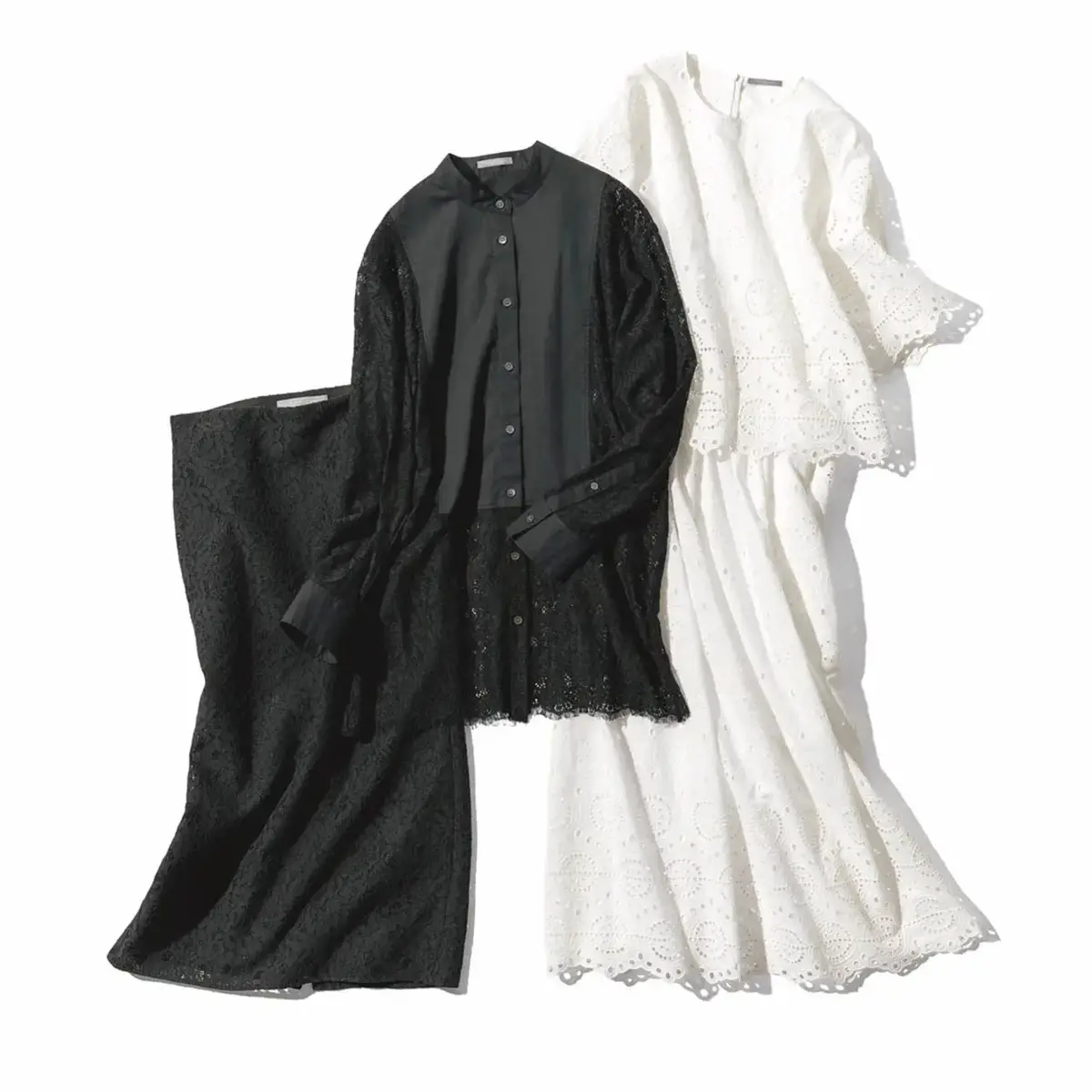 大人の日常にシックに寄り添う甘さ控えめのレースアイテム