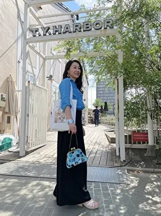 TYハーバー前で