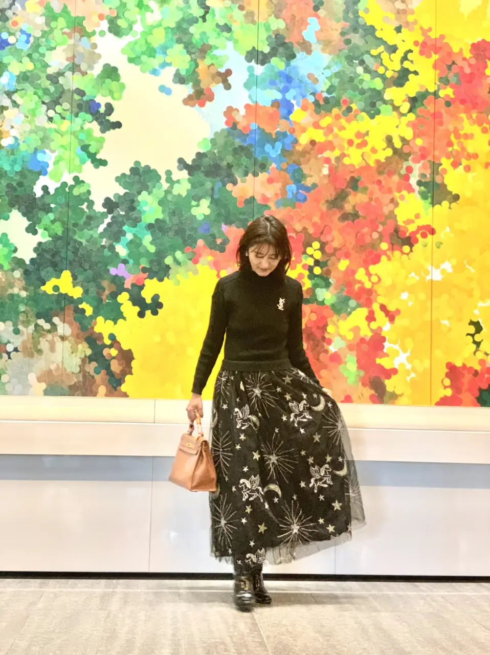 フェミニンなワンピースで、初詣。の画像_1