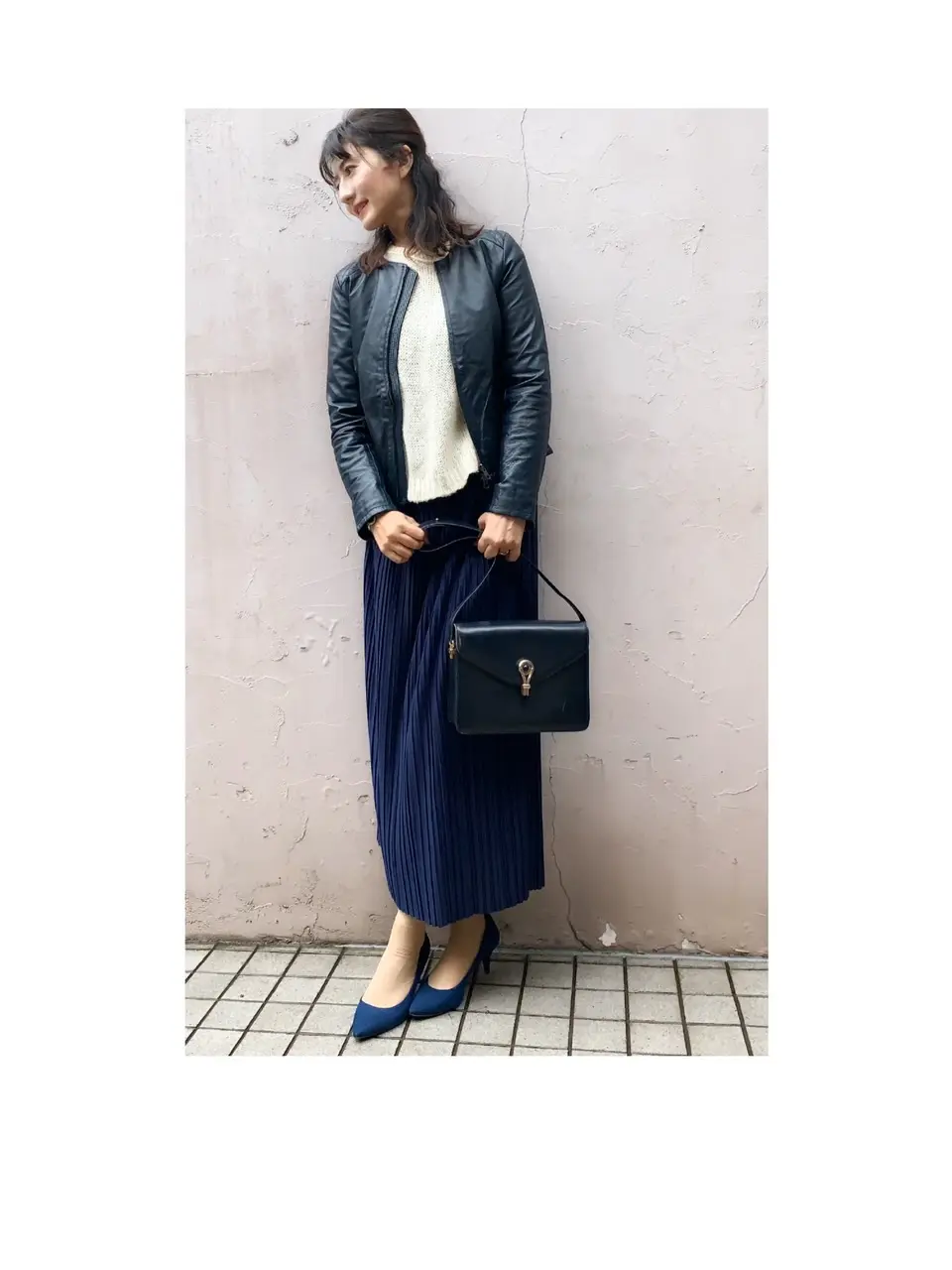 ネイビーコーデでHermès展への画像_5