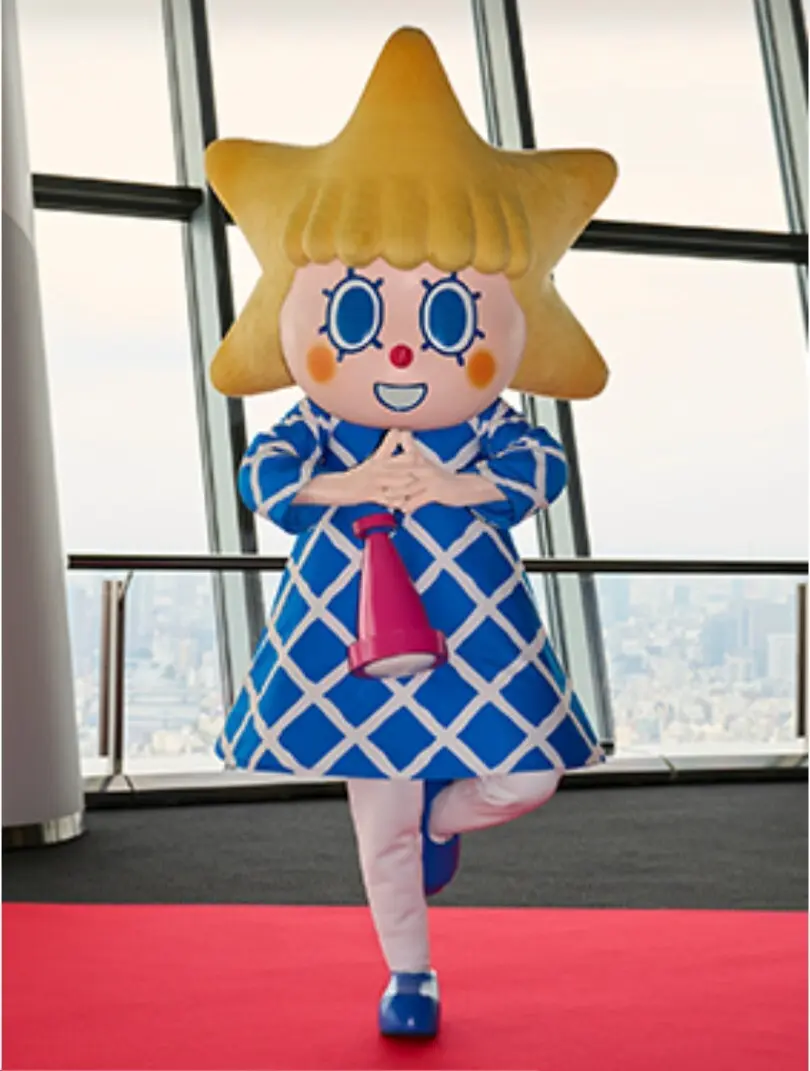 そしてこれが東京スカイツリー限定オリジナルヨガポーズ！『SKYTREE ポーズ』