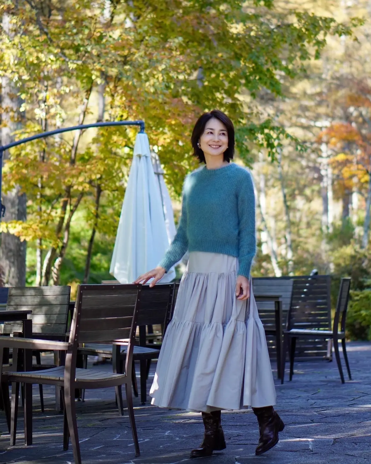 華組　ブーツコーデ